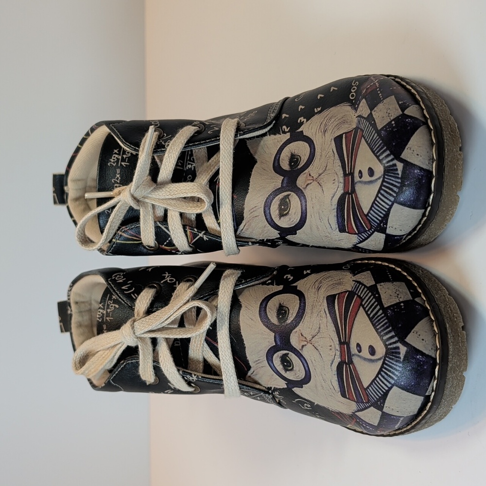 Goby Cat Math Lace-Up Ankle Boots Size EU 38 - US Size 7.5 - Picture 4 of 16